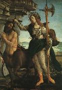 Pallas and the Centaur f Botticelli